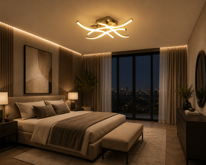Luxury Modern LED Ceiling Light – Premium Aluminum Ceiling Lamp for Living Room, Bedroom & Home Decor