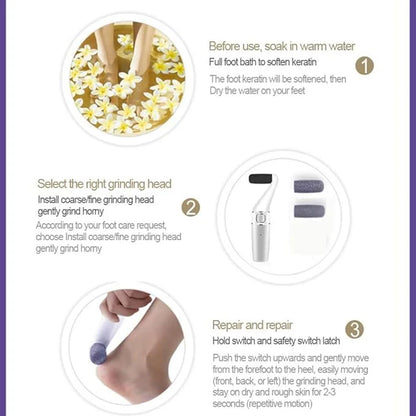 Premium Electric Foot File | Smooth Heel & Callus Remover