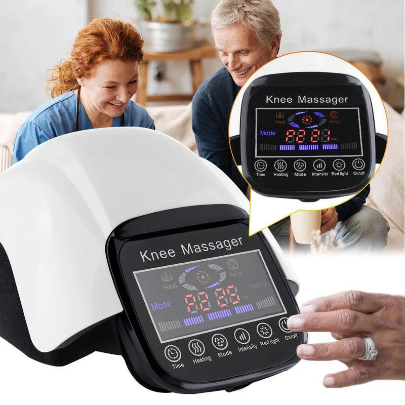 Advanced Heating Knee Massager – Ergonomic Luxury Therapy for Arthritis & Joint Comfort
