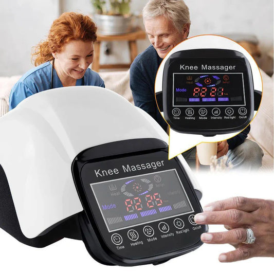 Advanced Heating Knee Massager – Ergonomic Luxury Therapy for Arthritis & Joint Comfort
