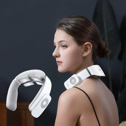 Modern Neck Massager with Heat & Pulse Therapy – Jeeback G3